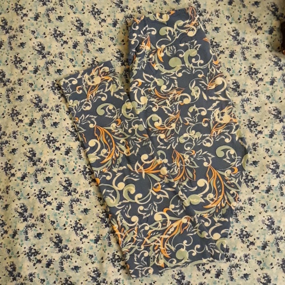 Lularoe legging light blue one size - Picture 1 of 3